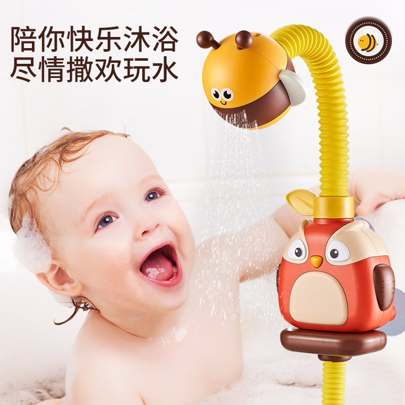 Новая электрическая игрушка для ванной с одним нажатием, водяная игра для детей