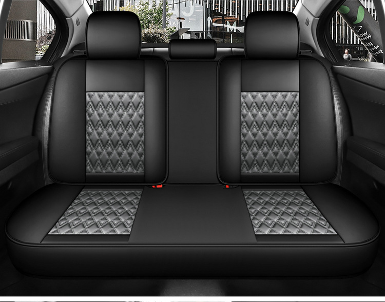 Car Seat Cushion Five-Seater Four-Season Cushion All-Inclusive Universal Seat Cover Seat Cushion Nappa Leather Amazon European and American Cross-Border Breathable