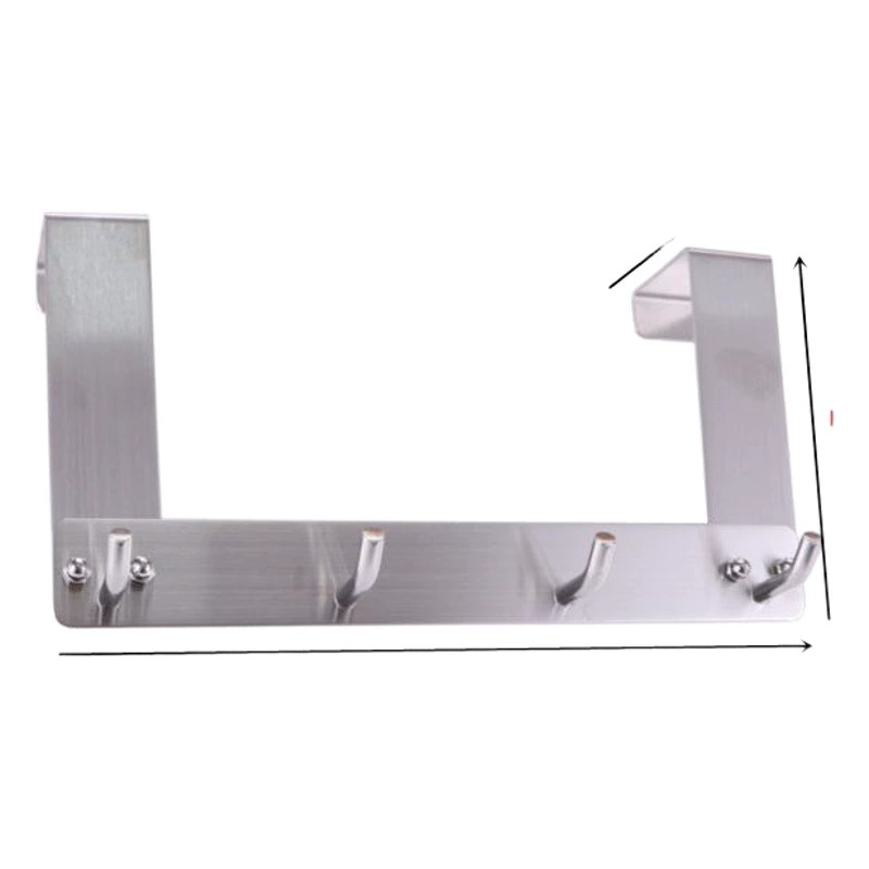 Прямая поставка с фабрики 304 дверь шкафа из нержавеющей стали задний крюк S-образный крючок для кухни и ванной комнаты