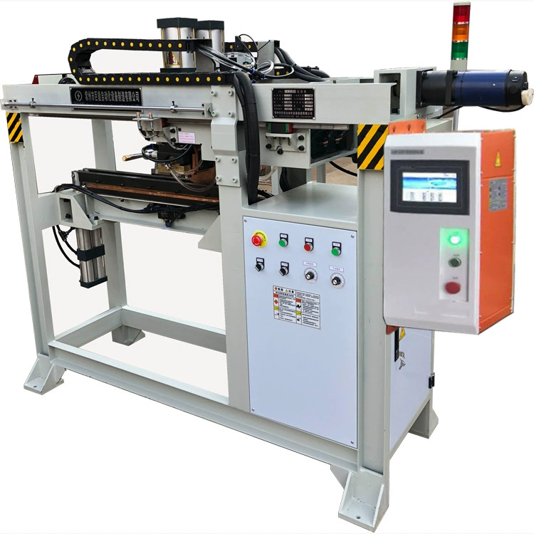 [Гигантское производство энергии] Проектирование и изготовление сварочного аппарата шва промежуточной частоты стальной полосы Тип следа Двойное сварочное колесо идя прямой сварочный аппарат крена шва