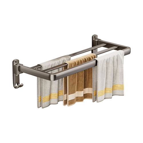 Towel Rack Bathroom No Drill Towel Bar Bathroom Hooks Toilet Shelf Wall Mounted Toilet Rack Bathroom Towel Rod