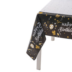 亞馬遜跨境印花生日桌布PEVA方形party派對桌布野餐聚會裝飾台布