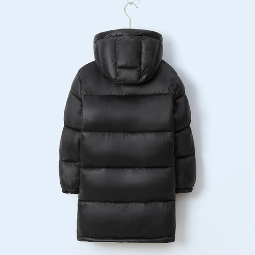 836 Foreign trade cross-border children's cotton-padded coat for men and girls, medium and long thick cotton-padded coat for children's wear, thickened cotton-padded coat and hooded