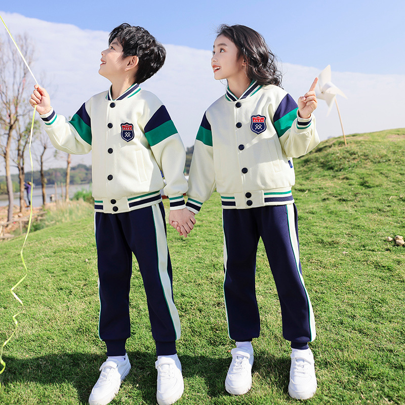 幼兒園園服春秋裝棒球服中小學生校服三件套男女兒童班服運動套裝