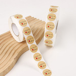 亚马逊烘焙不干胶贴手工制作蛋糕标签包装盒装饰封口贴纸烘焙贴纸