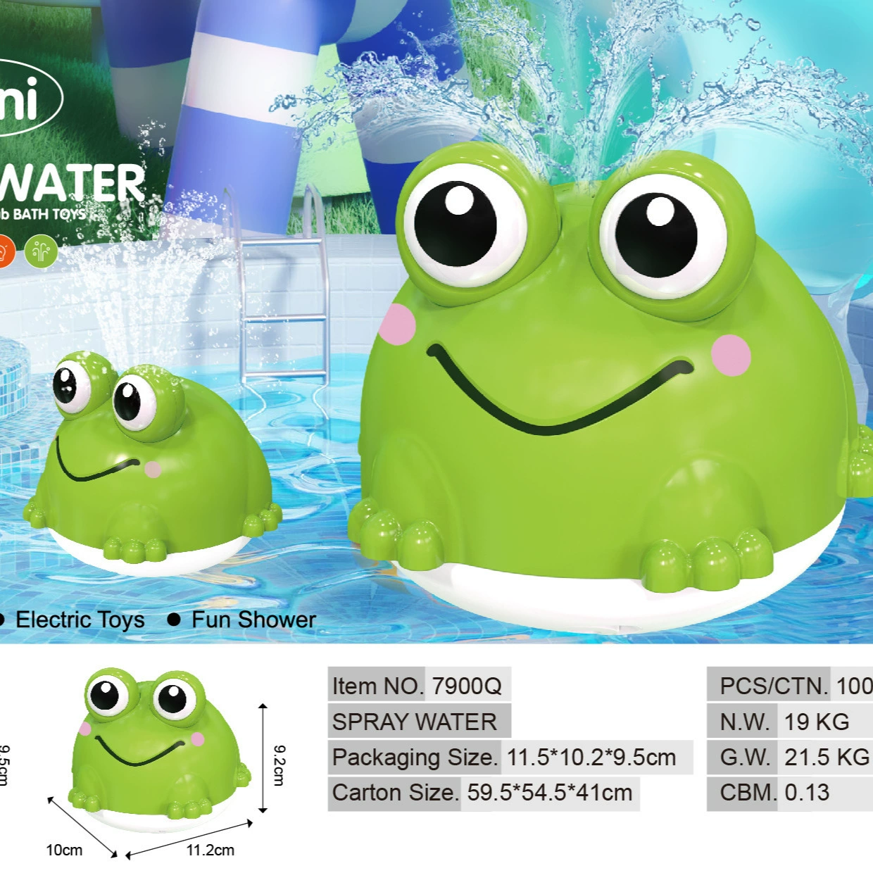 Вспышка того же электрического индукционного водяного шара для малышей для купания в ванной