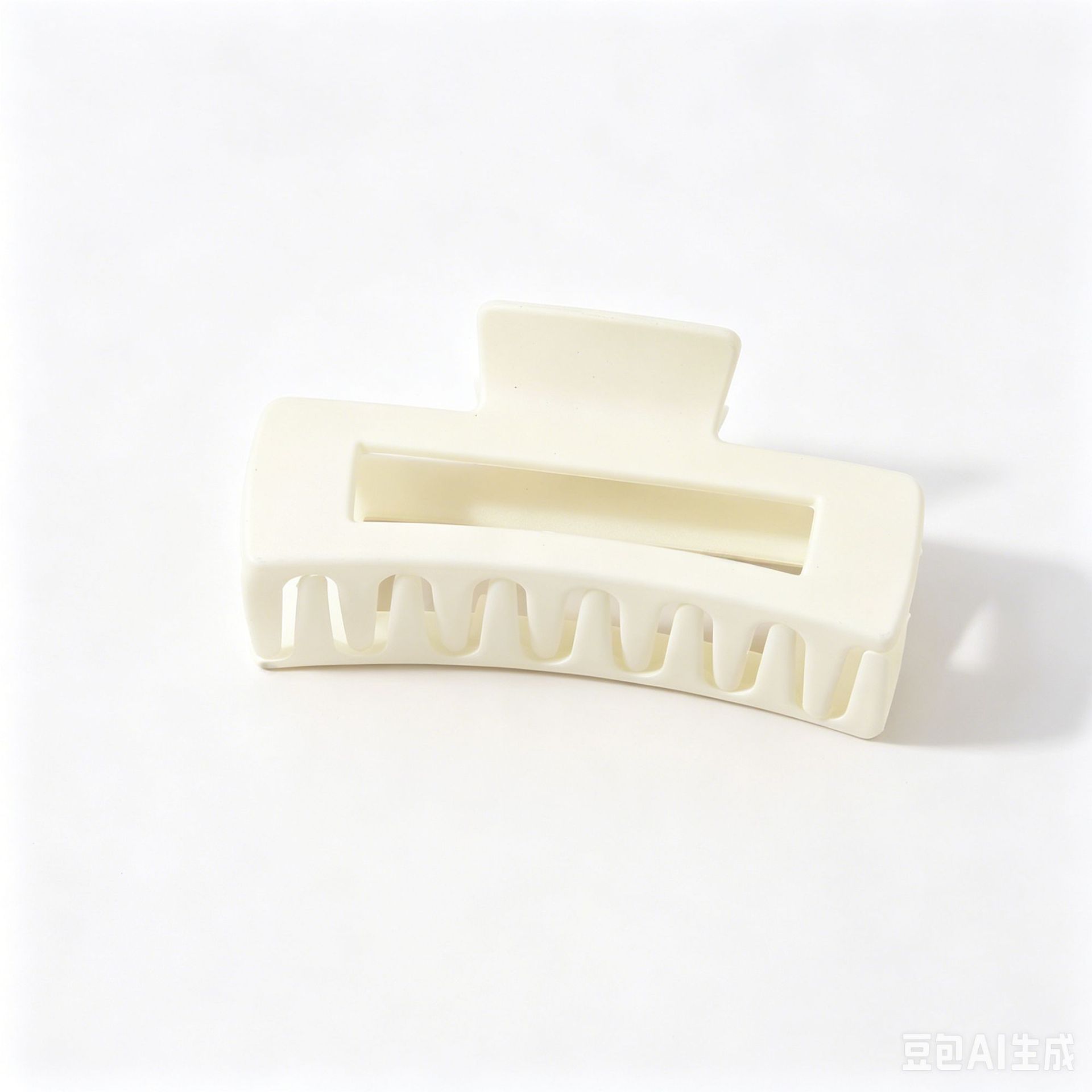 Cross-border large grip matte hair clip women bun clip square hair barrette back of head hair accessory shark clip wholesale