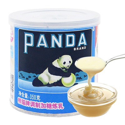 Panda condensed milk 350g coffee tea with milk Tart bread Condensed milk Dessert Patisserie Baking raw material wholesale