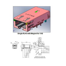 Single RJ45 with Magnet for 10G RJ45�����10KM�˲���
