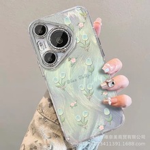 高极感imd适用vivox300手机壳s30彩绘羽纱y300i镭射y500闪钻镜头