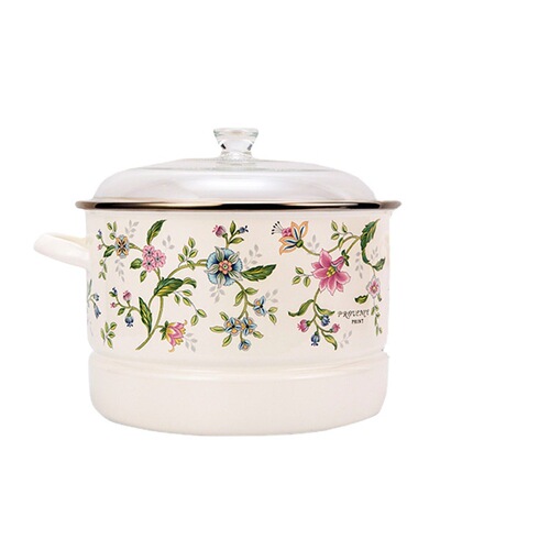 FUJIHORO/Japanese Fuji enamel pot Provence series enamel stew pot high-looking double-ear soup pot