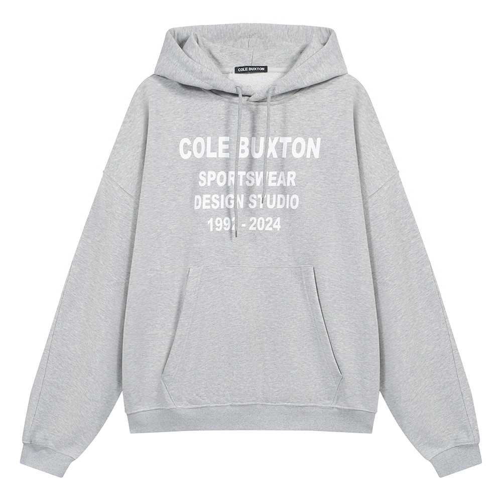 Cole Buxton eslogan letras logotipo impresa chaqueta con sombrero hombre y mujer suelta camisa con sombrero casual