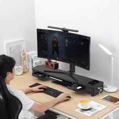 电脑显示器增高架电脑支架多功能增高底座USB扩展收纳桌面置物架