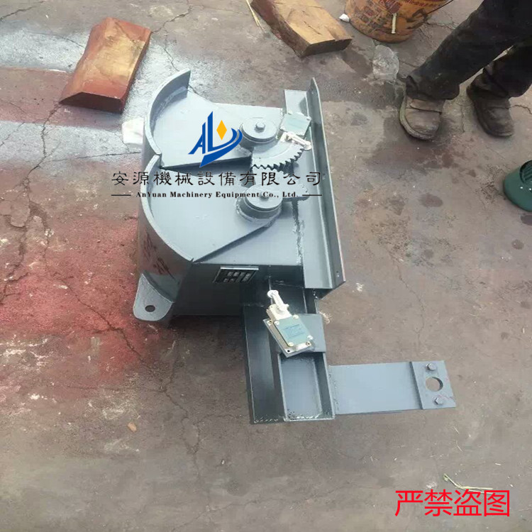 鄂式放料阀 DEZ-80电液动腭式闸门 电液动推杆驱动鄂式卸料阀厂家