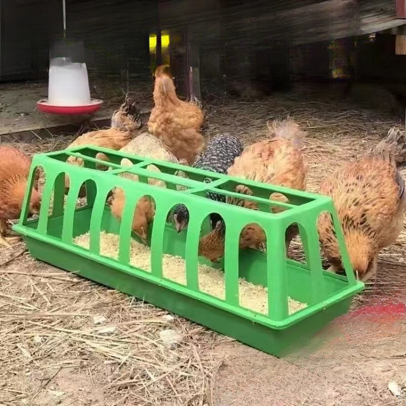 批发家用喂鸡食槽料槽防撒养设备鸭鹅喂鸡饲料桶自动喂食鸡饲料盆