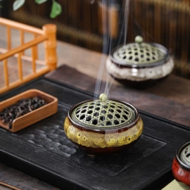 紫砂工艺品;香炉;香