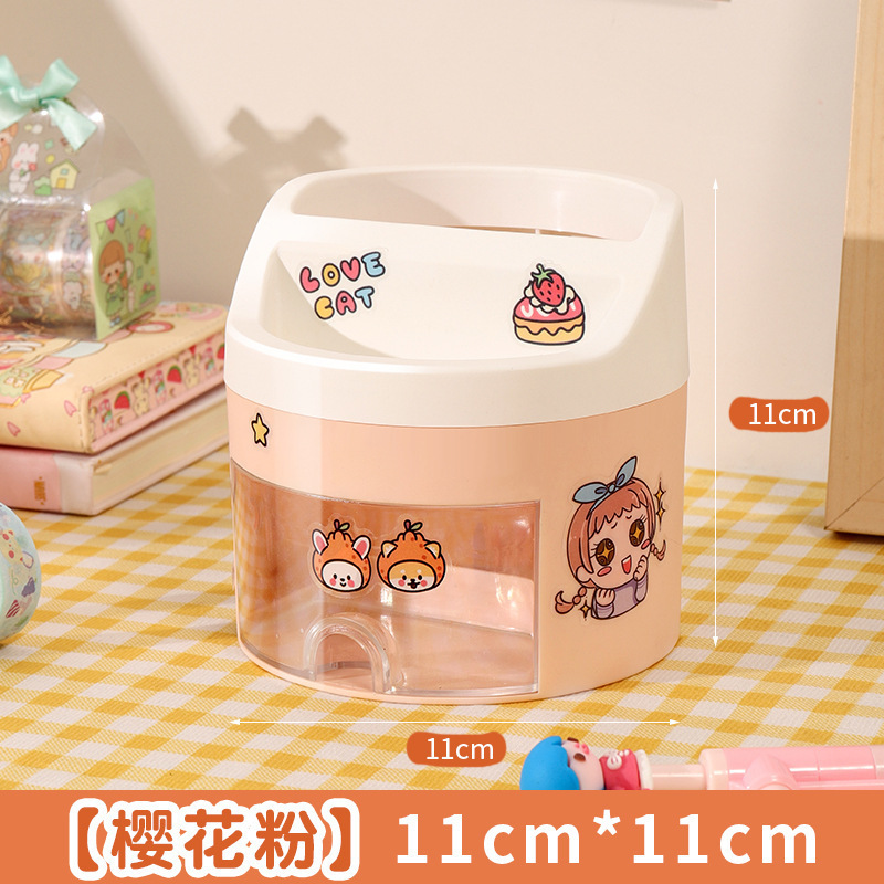 メーカーは漫画 DIY ステッカー収納と整理ペンホルダー学生かわいいオフィス学習文具ペンホルダーを供給しています|undefined