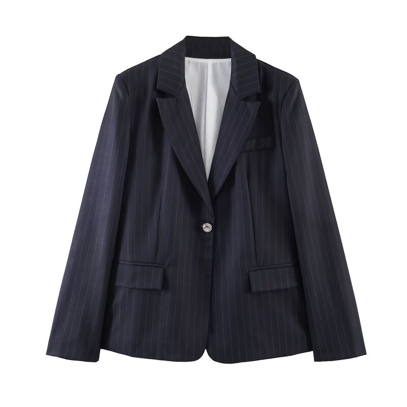 2026 Taop&Za New Cross-Border European and American Foreign Trade Fashion Slim-Fit Pinstripe Suit Jacket 2397582 2026 Taop&Za New Cross-Border European and American Foreign Trade Fashion Slim-Fit Pinstripe Suit Jacket 2397582