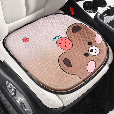 Cold Gel Pad Single Piece – Seat cushion, seat cover - gradient-gel-strawberry-bear