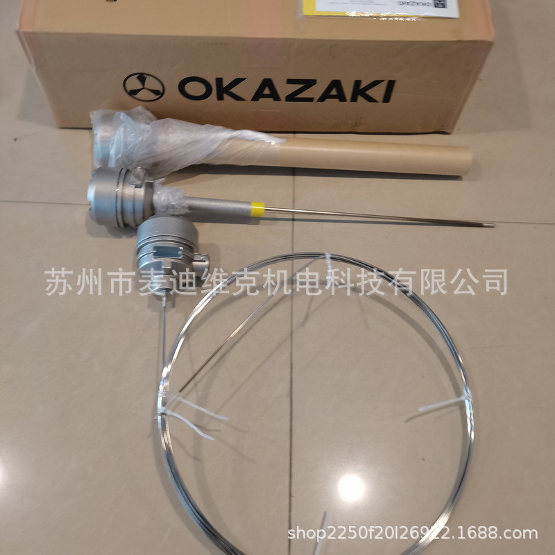 日本OKAZAKI岗崎品牌原装温度传感器R99-EC-GES型CE认证铂热电阻