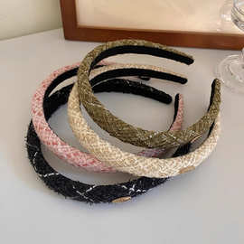 新款韩系时尚简约细发箍洗脸用头箍精致发捆压发卡网红气质头饰品