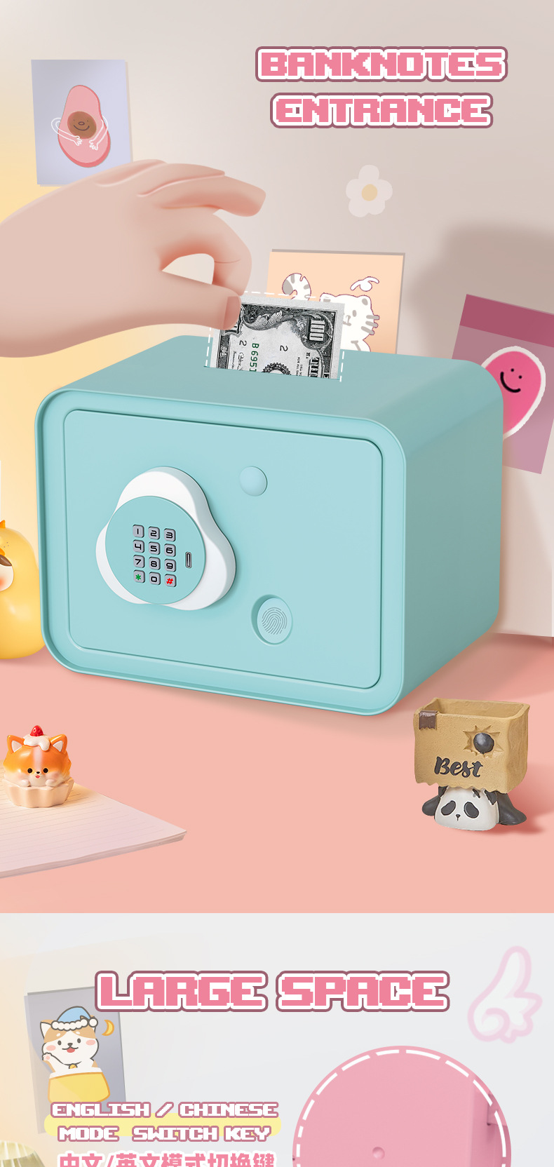 7608音乐指纹双模存钱柜英文_03