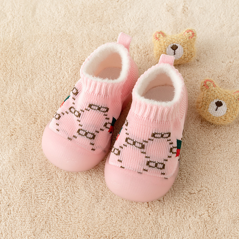 Invierno bebés zapatos para bebés pequeños zapatos de interior antideslizantes de invierno 0 - 3 años recién nacidos zapatos de piso para hombres y mujeres