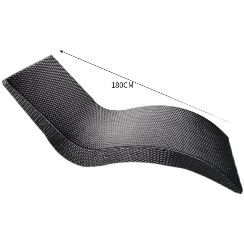 Creativo al aire libre patio playa ratán reclinable piscina interior Villa Hotel S-tipo de ocio acostado cama