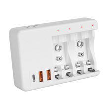 1.2V懚�4�۳����USB+PD��̖��̖9V늳ؿɳ� AA/AAA늳س����