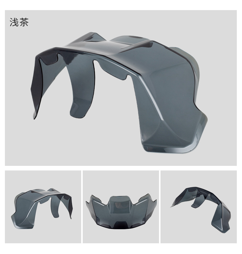 Motorcycle Helmet Rx7X Tail Fin Suitable for Helmets Vz-Ram/Df-X2/Rx7V Model Helmet Personalized Accessories