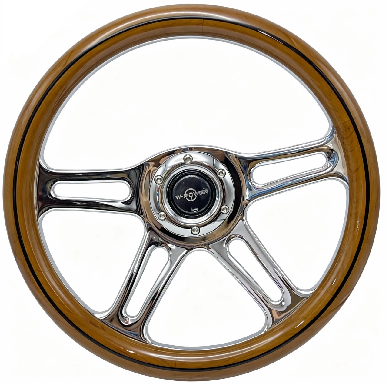 In-stock vintage racing steering wheel for car modification, suitable for Santana, Lada, Jetta, Beidouxing, Swift, solid wood 14inch
