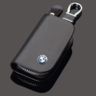 from Manufacturer】Peach Wood Grain Car Car key bag - bmw-wood-grain-black