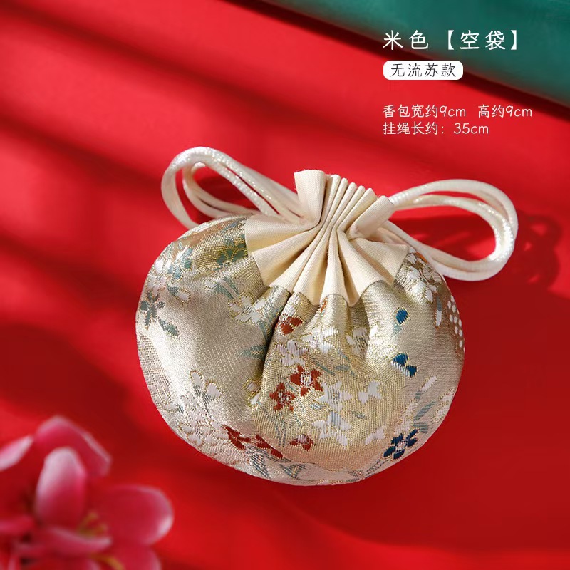 Bolsa vacía, bolso de impresión bordado antiguo, colgante de carro, bolso de mosquitos, festival del dragón, bolso de moda nacional