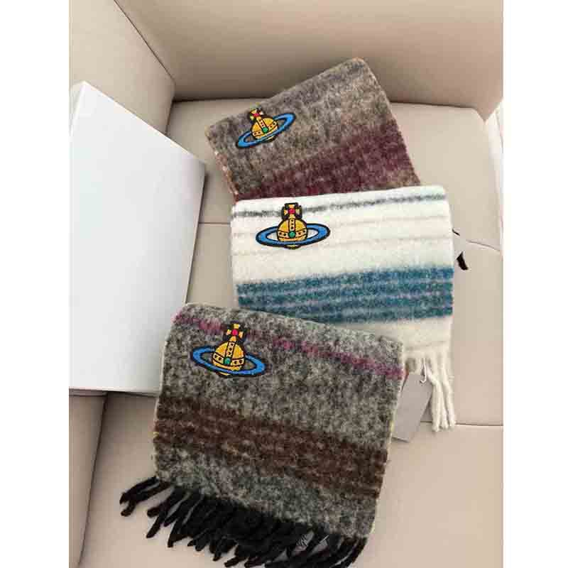 High-End Empress Mao Heiwo Scarf for Women, Alpaca Wool Color-Blocking, Sophisticated Atmosphere, Warm Neck Wrap Shawl for Winter