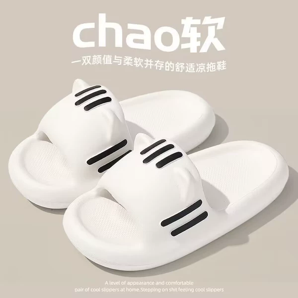 Cat ears—white