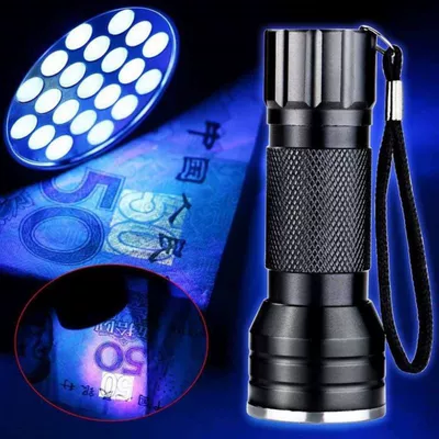 light strong light flashlight with 21: UV fənərlər