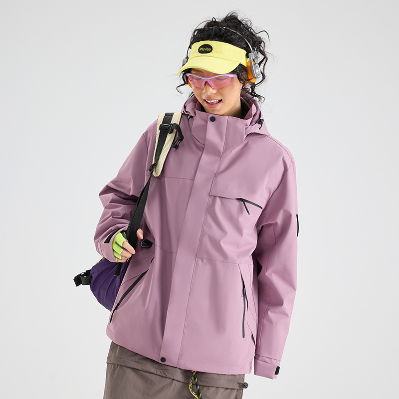 冲锋衣三合一男女款冬装两件套可拆卸防风防水保暖加厚滑雪羽绒服|undefined