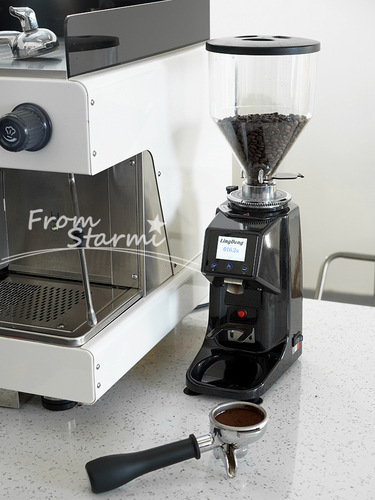 Italian electronically controlled quantitative coffee grinder commercial cafe SOE Italian electric grinder touch screen grinder