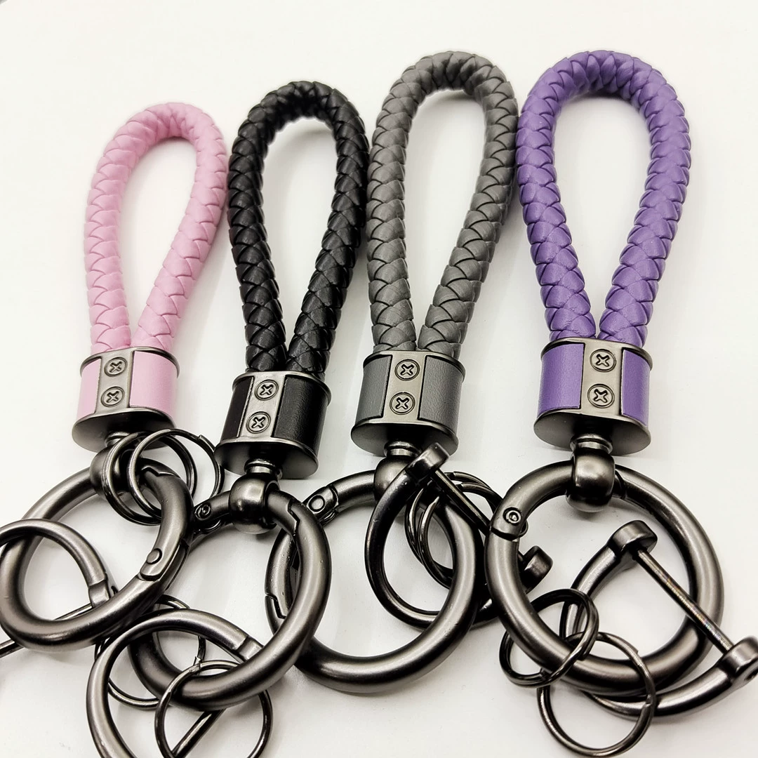 Handmade Creative Woven Pendant Keychain - Stylish Black Keychain by 德信, Perfect for Wholesale! -> Ручной творческий плетеный кулон брелок - стильный черный брелок от 德信, идеальный для оптовой торговли!