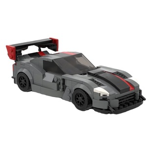 MOC compatible with Lego building blocks speed8 grid car Dodge Viper ACR boy model puzzle assembled toy ornaments