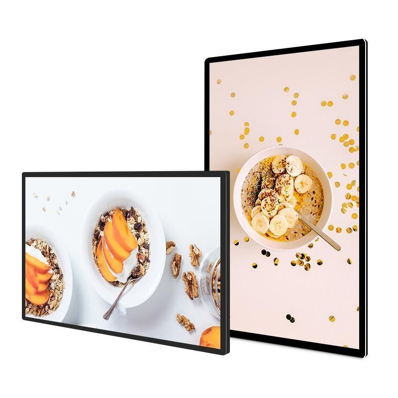 高清智能立式壁挂广告显示器查询触摸一体机楼宇电梯奶茶店广告机