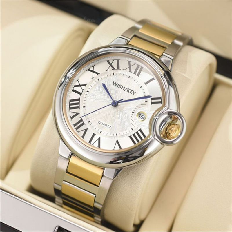 Couple Watch Automatic Movement Waterproof Calendar Watch Men and Women Fashion Casual Fashion Retro Quartz Watch Manufacturer