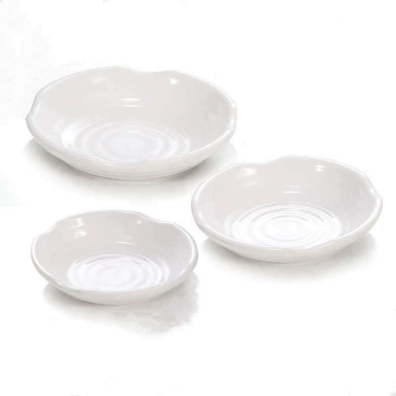 Боковая тарелка (Bantamine) имитационная porcelain круглая 8.9 см — маленькая тарелка для соусов и приправ