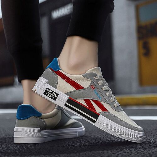 Canvas shoes for men - Spring and summer new men's shoes, casual shoes, sports shoes, versatile student fashion board shoes for men, running shoes for men