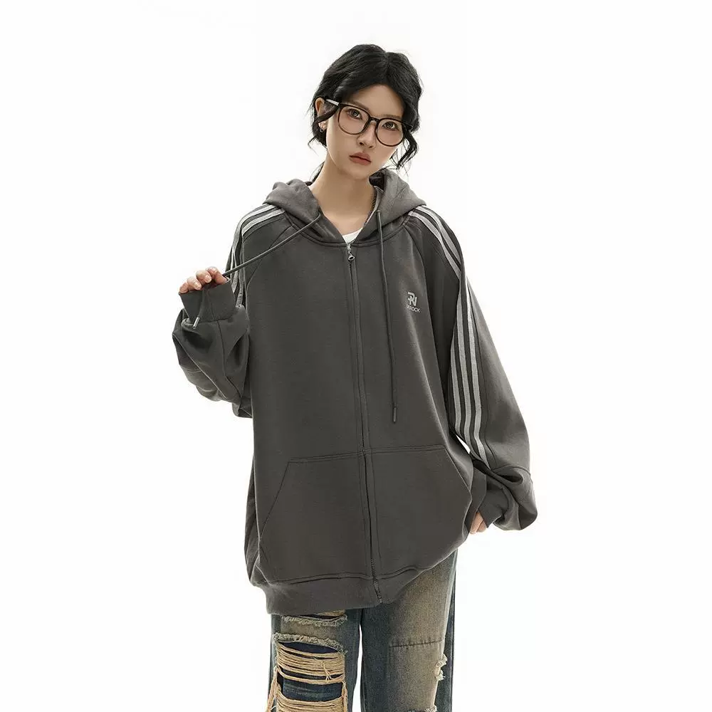 Бургундская осенняя толстовка, теплая одежда для пары, кардиган, oversize