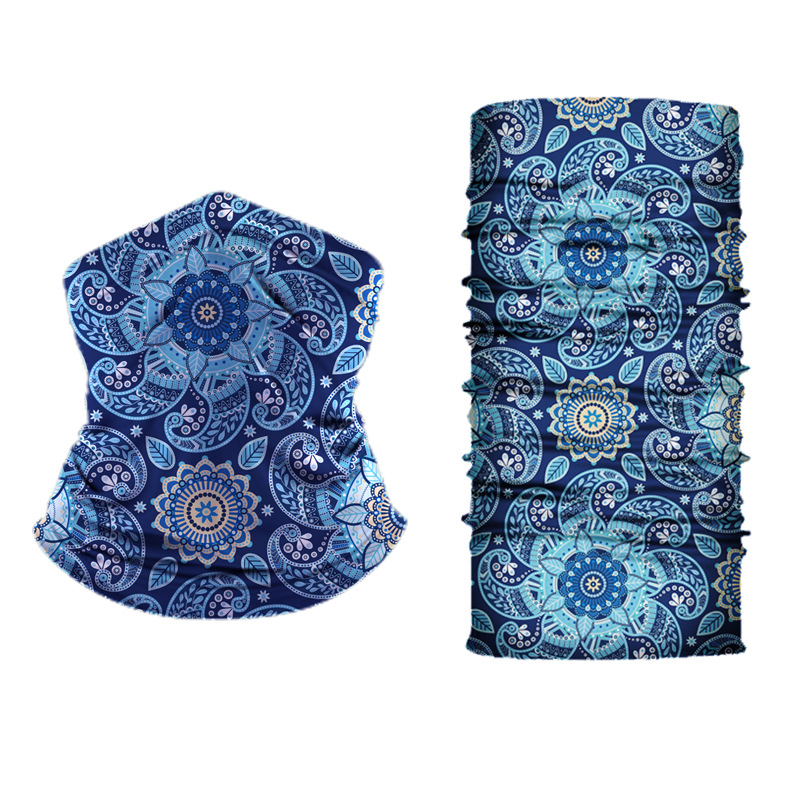Xunhui sin costuras de alta elástico Lycra pañuelo transfronterizo Amazon montar protección solar Deportes al aire libre a prueba de viento mágico pañuelo en la cabeza