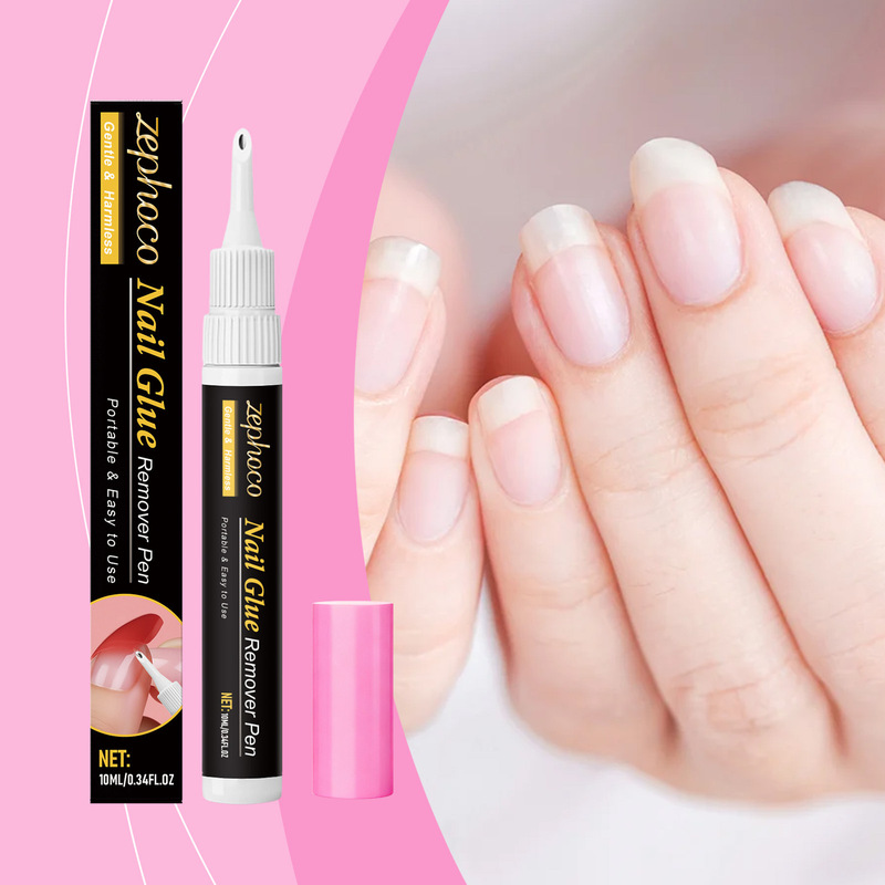 Zephoco Nail Polish Remover Easily Removes Nail Polish and Cleans the Base Gel, Gentle on the Edges, Suitable for Daily Nail Care