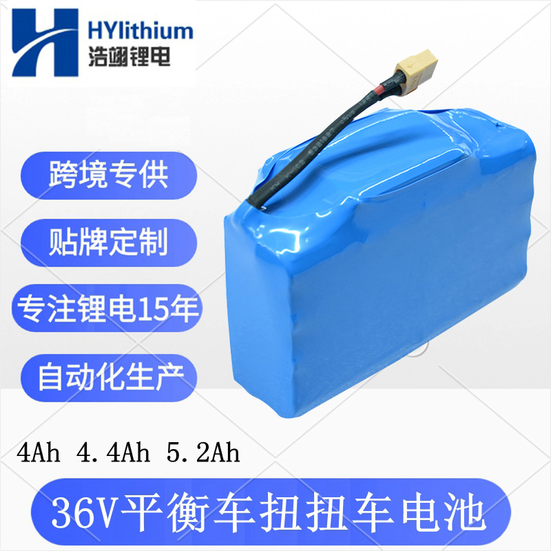 18650 Lithium Battery Pack 36V Dual-Wheel Twist Car Battery 42V Balance Car Power Scooter Lithium Battery