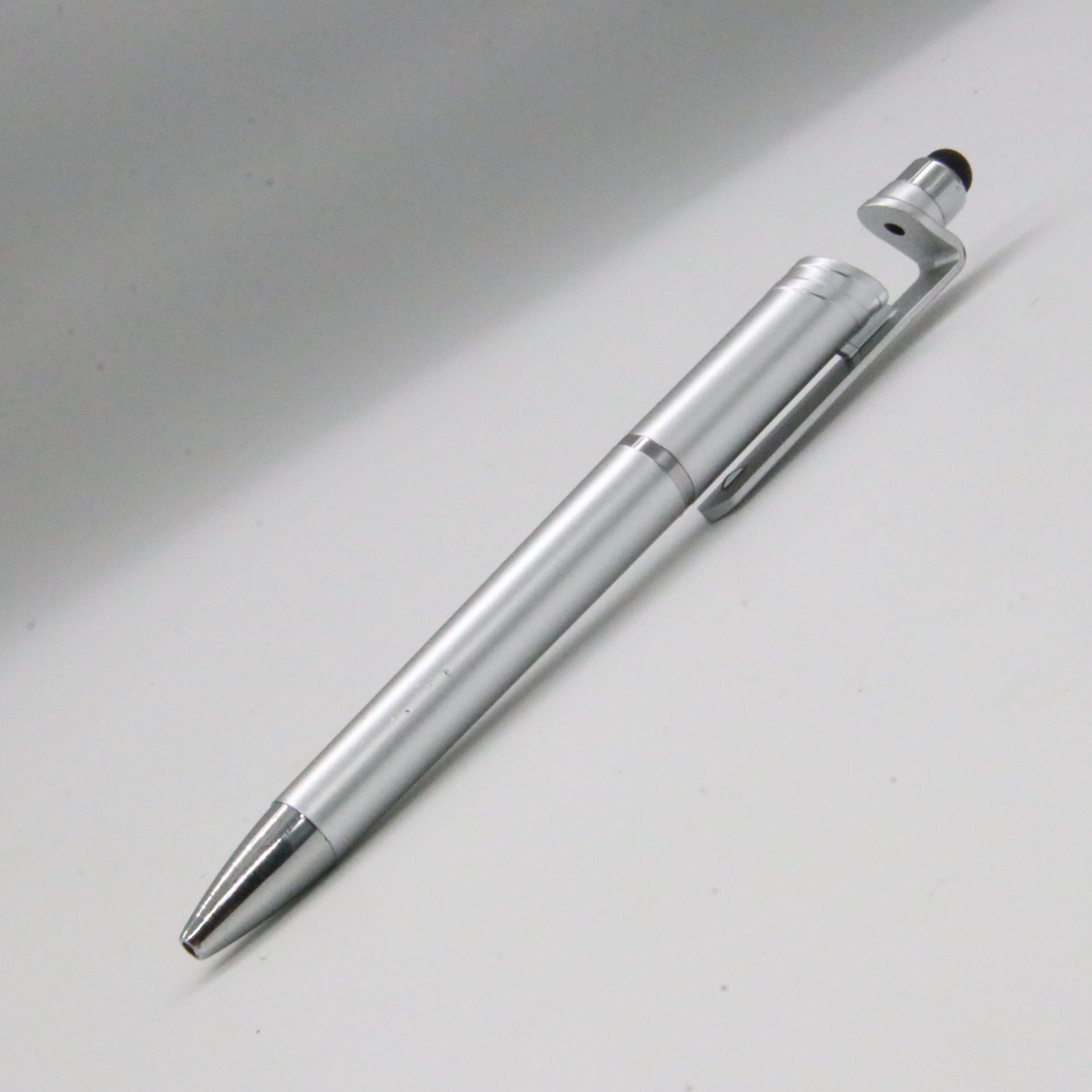 Teléfono Móvil titular táctil pluma táctil bolígrafo giro pluma bolígrafo de plástico publicidad pluma multifuncional