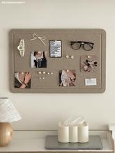 适用于粘木板ins打孔板墙墙背景背景墙软木板留言贴玄关毛毡软木